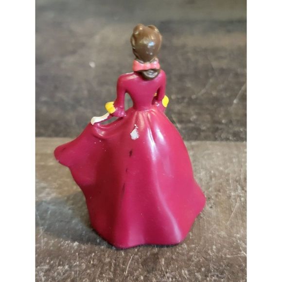 Disney Belle red dress formal princess Pixar toy‎ figure - Picture 3 of 4